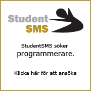 StudentSMS söker programmerare - klicka här för att ansöka! Tjänsten skall tillsättas omgående (2006-01-26)
